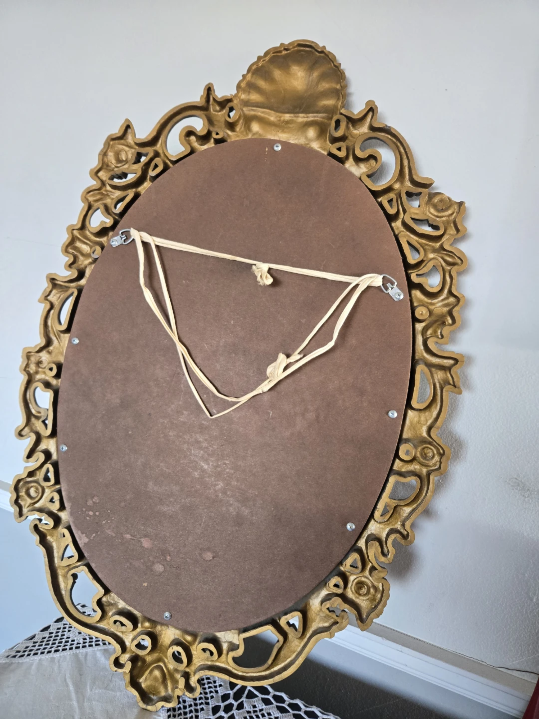 Syroco Ornate Gold Oval Mirror - photo 3