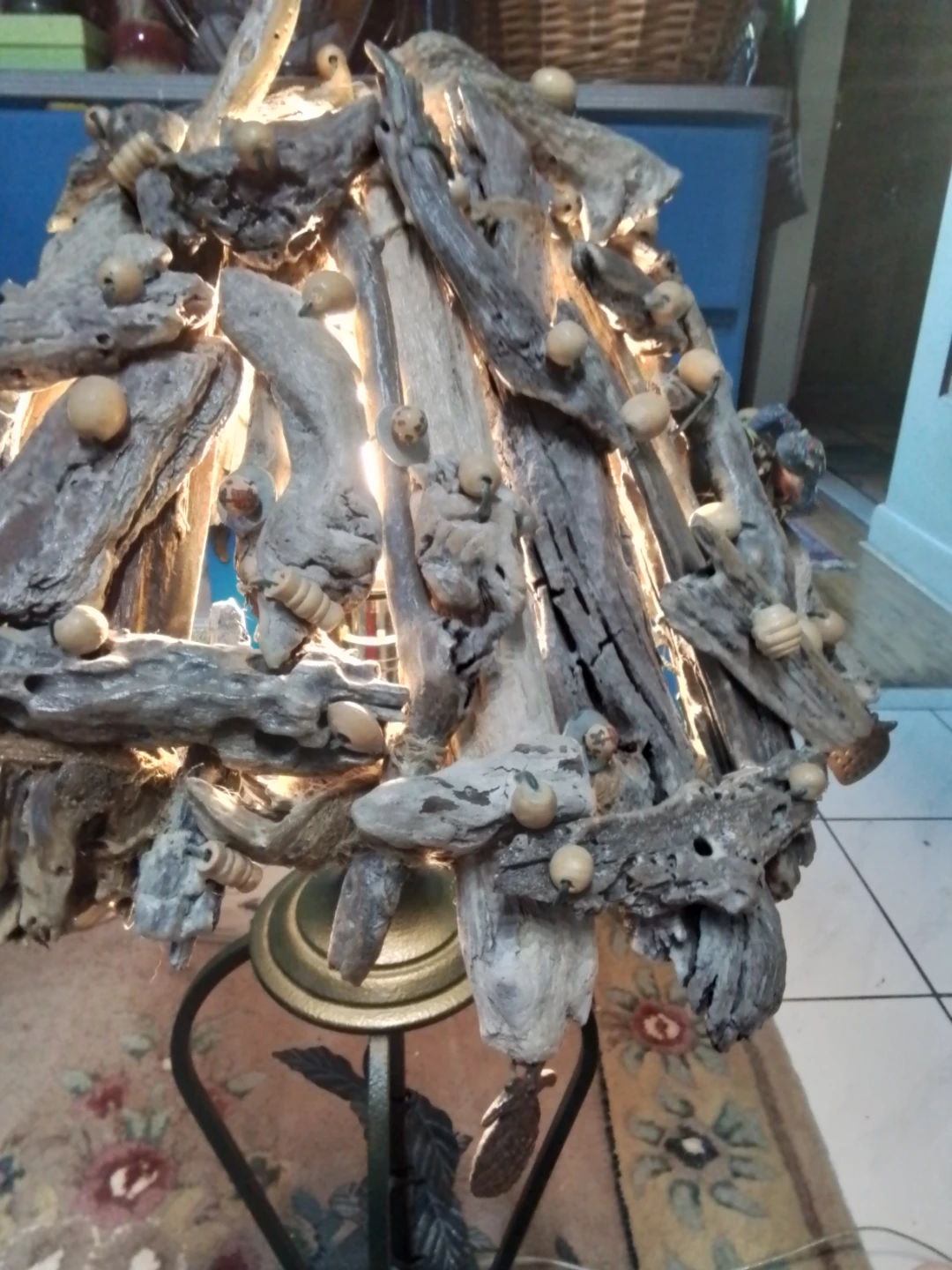 One-of-a-Kind Custom Handcrafted Driftwood Table Lamp - photo 5