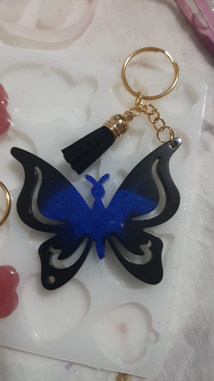 Butterfly Tassel Keychain
