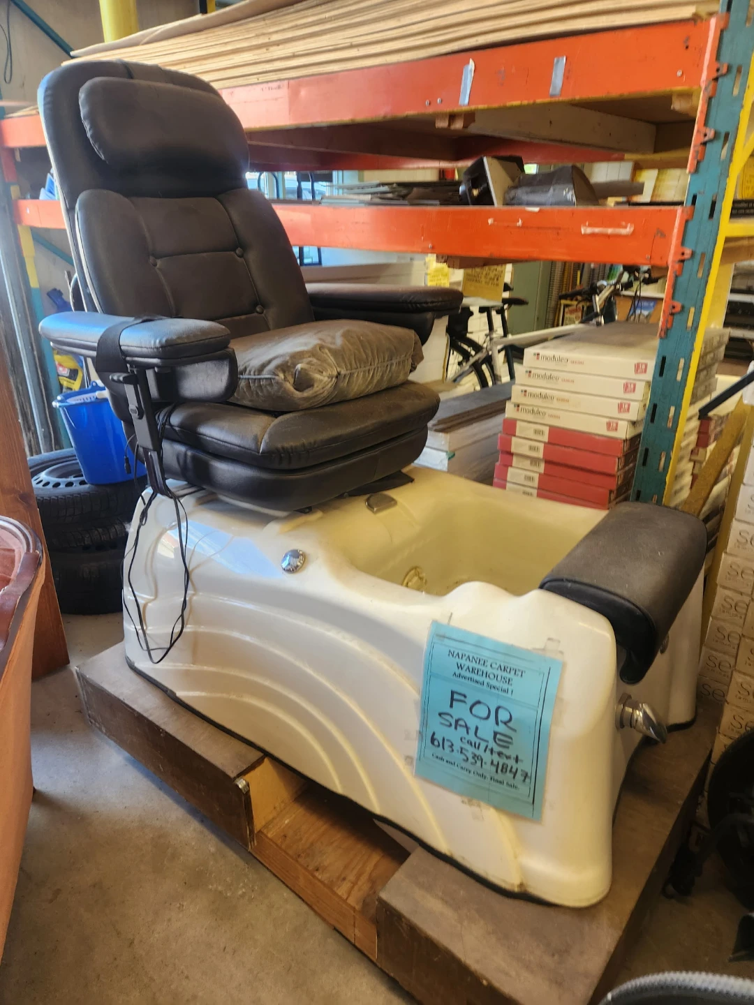 Pedicure Chair with Foot Bath