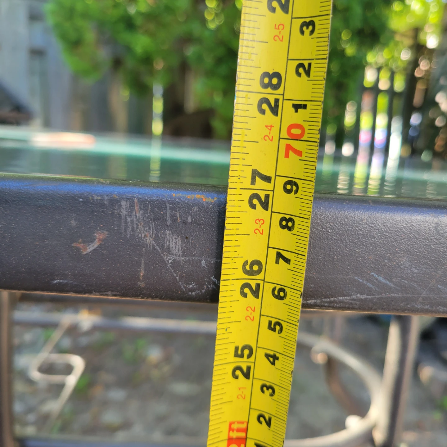 Rectangular Glass Top Patio Table - photo 5