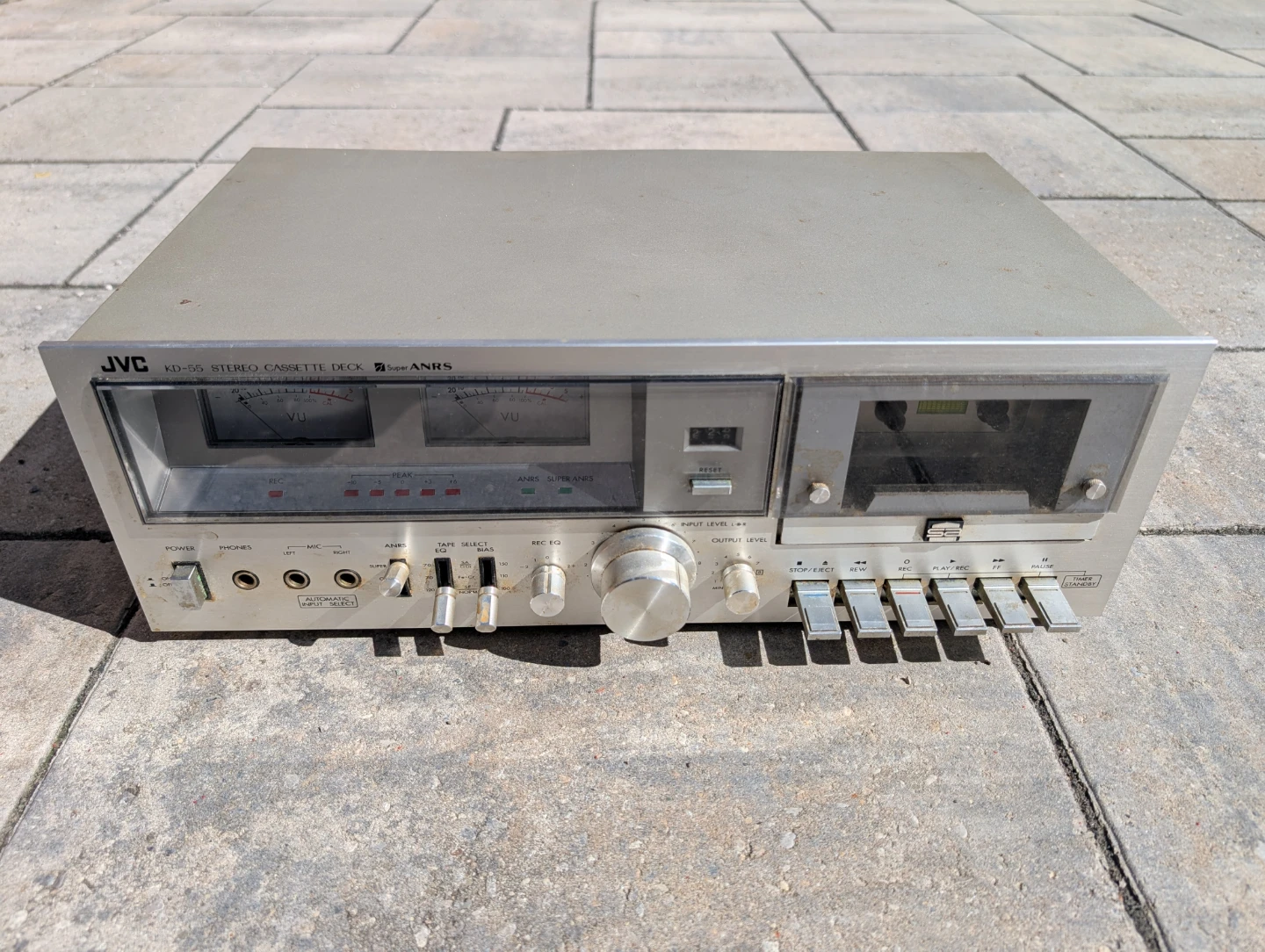 JVC KD-55 Stereo Cassette Deck TESTED