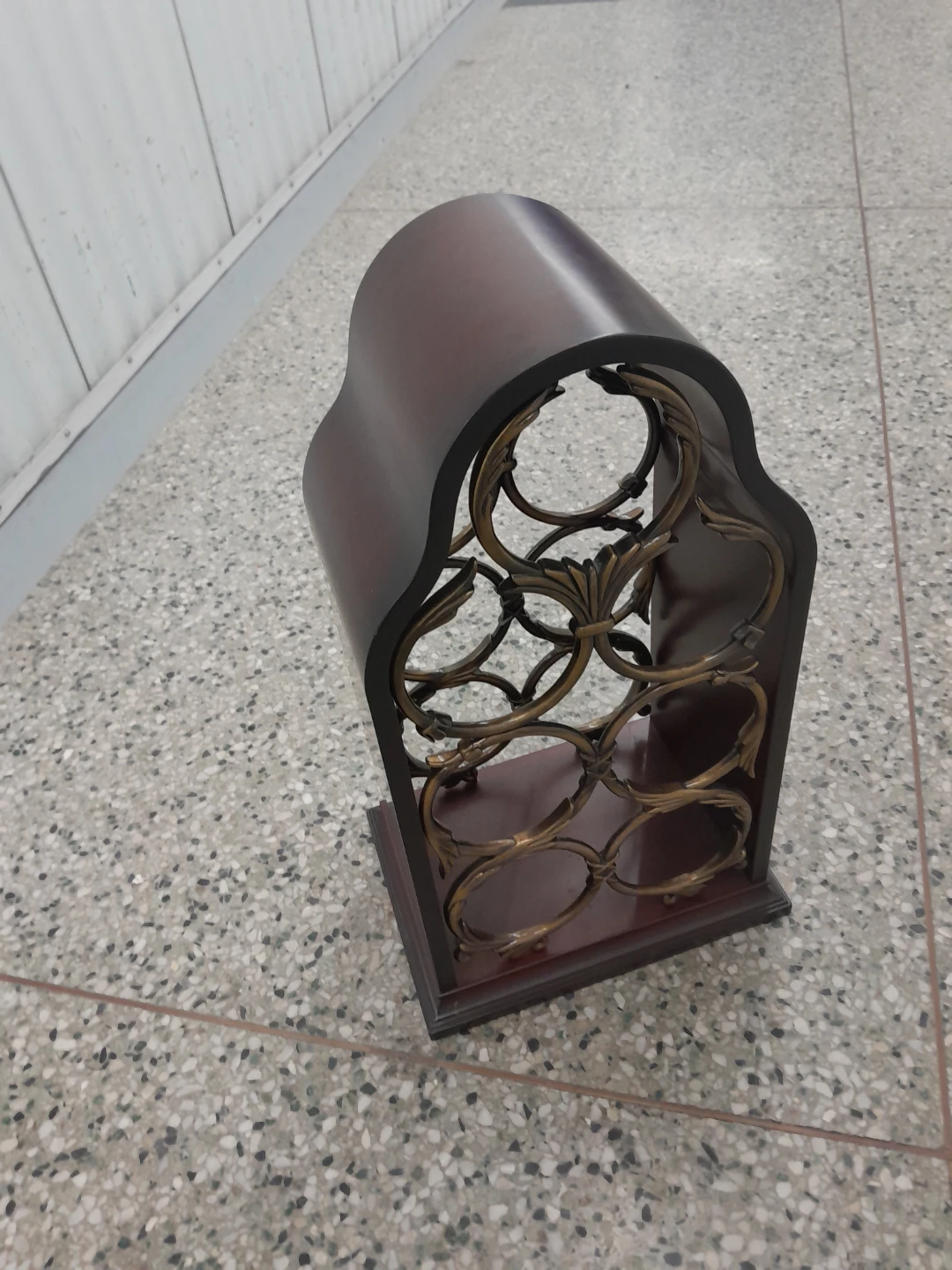 Dark Wood Wine Rack - photo 5