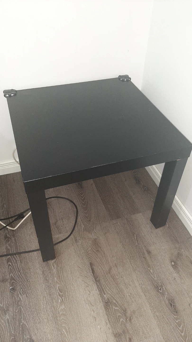 Black Square Side Table ( 2 tables )