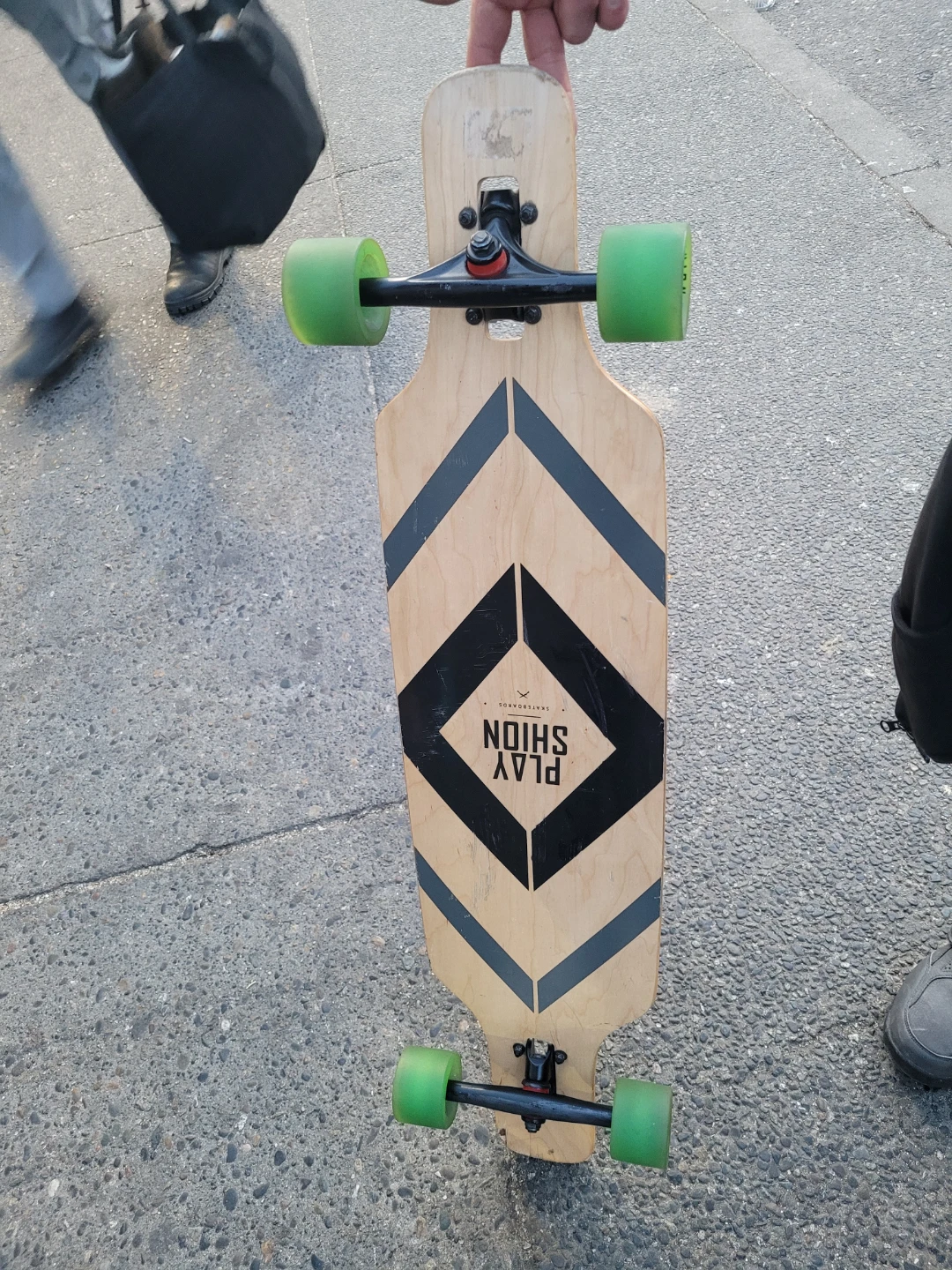 PLAY SHION Longboard Skateboard