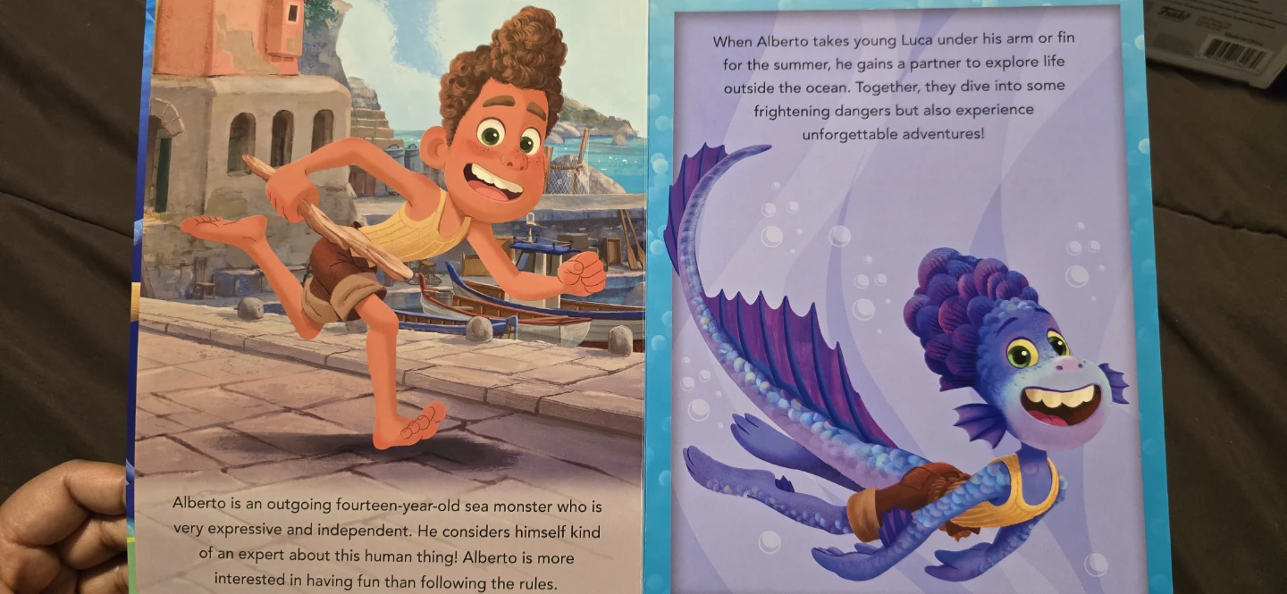 Disney Pixar Luca My Busy Books with Figurines and Playmat - photo 4