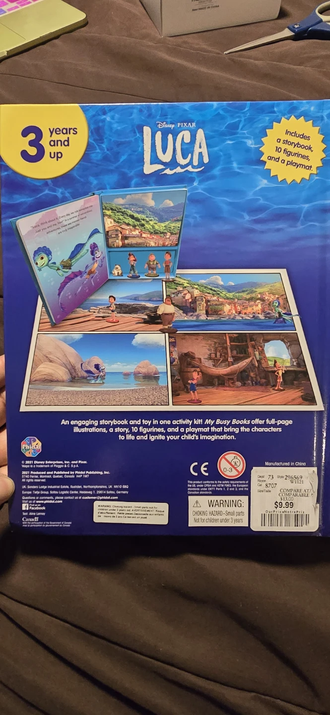 Disney Pixar Luca My Busy Books with Figurines and Playmat - photo 5