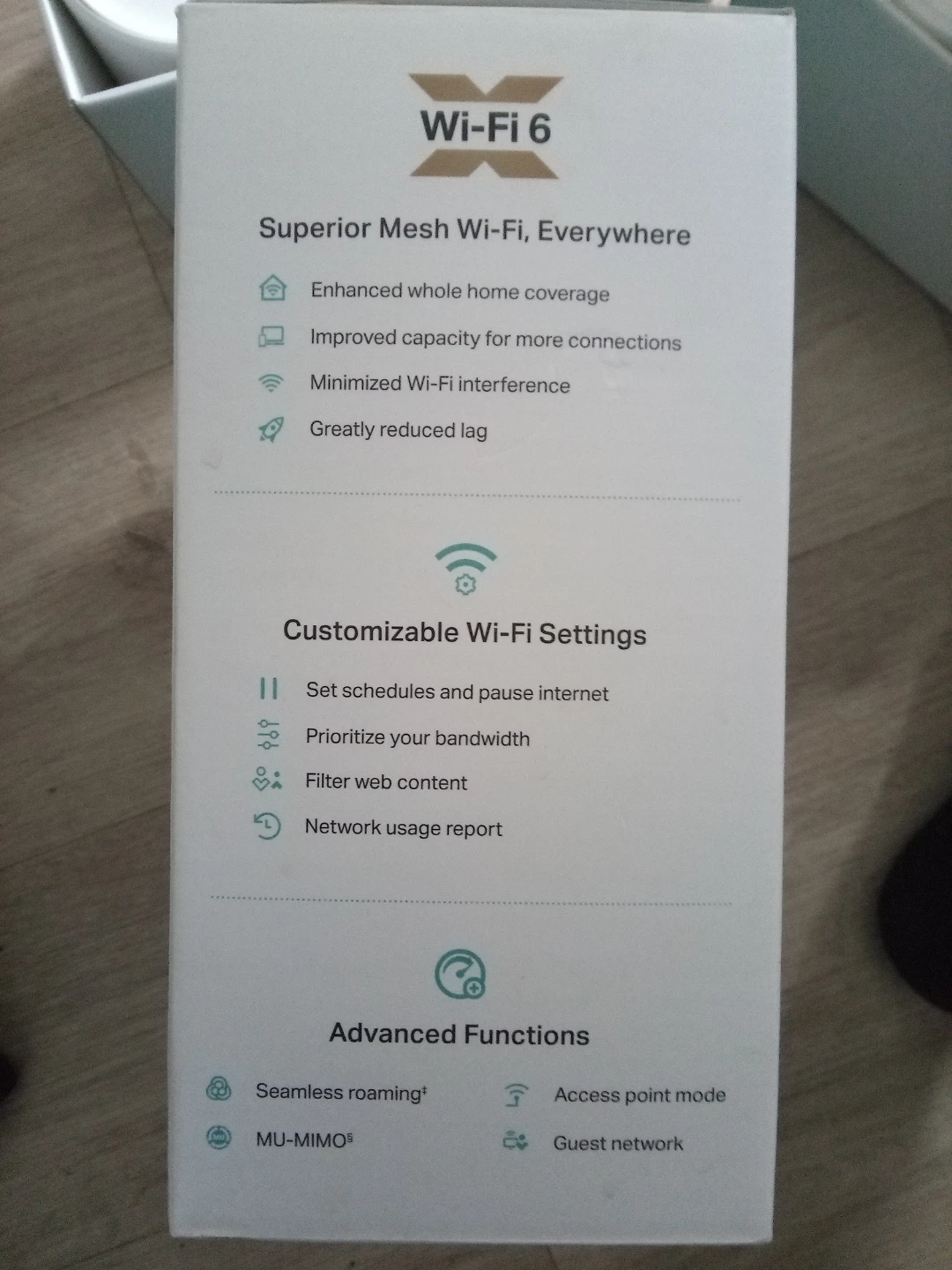 TP-Link Deco W4500 Whole Home Mesh Wi-Fi 6 System (2-Pack) - photo 5