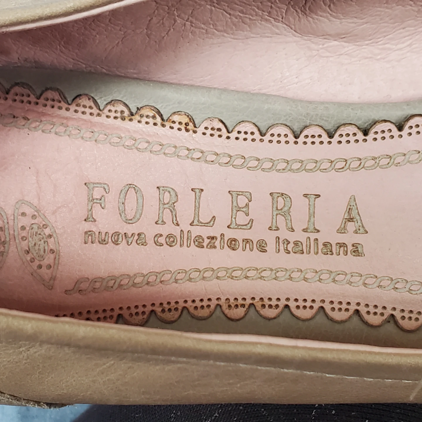 Forleria Women's Leather Shoes/Ballet Flats - Beige/Light Taupe - photo 5