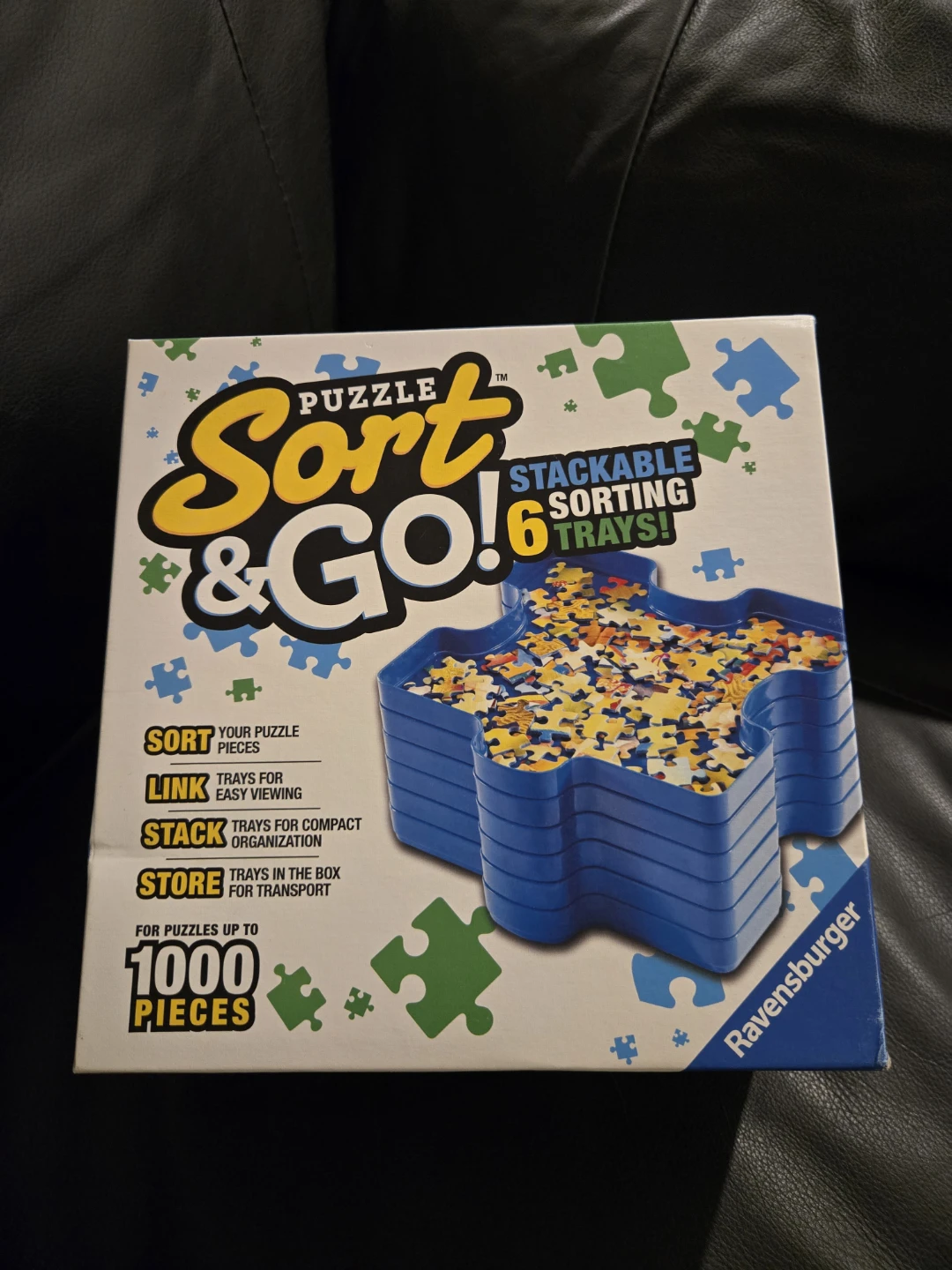 Ravensburger Puzzle Sort & Go Stackable Sorting Trays