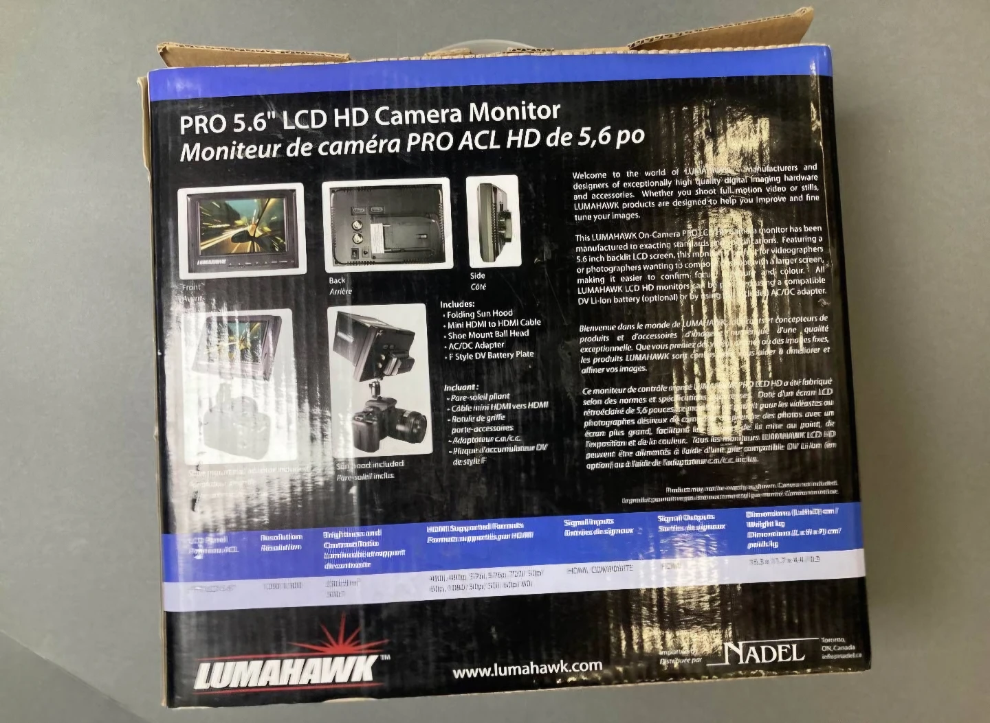 Lumahawk 5.6" On-Camera LCD HD Monitor (LMM-PRO400) - photo 4