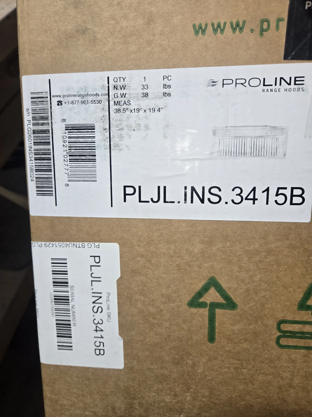 Proline Range Hood Blower Pack 600 CFM Single - photo 3