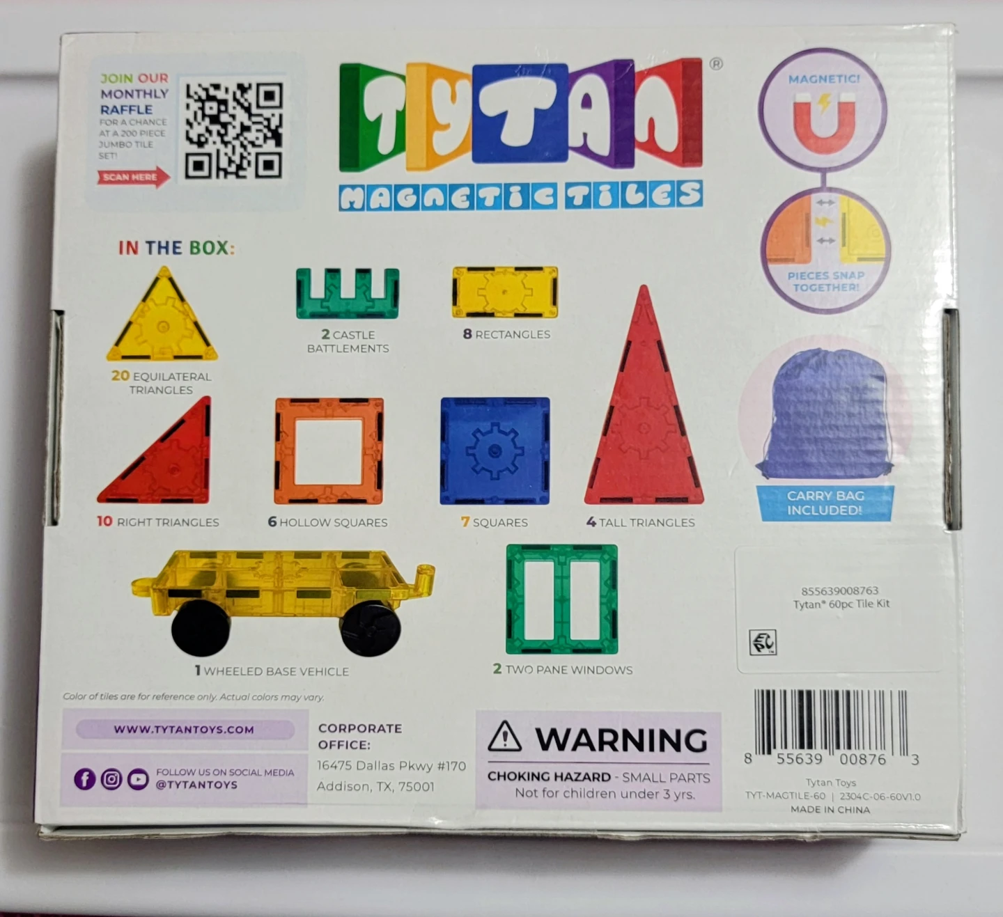 Tytan Magnetic Tiles 60 Piece Kit - photo 2