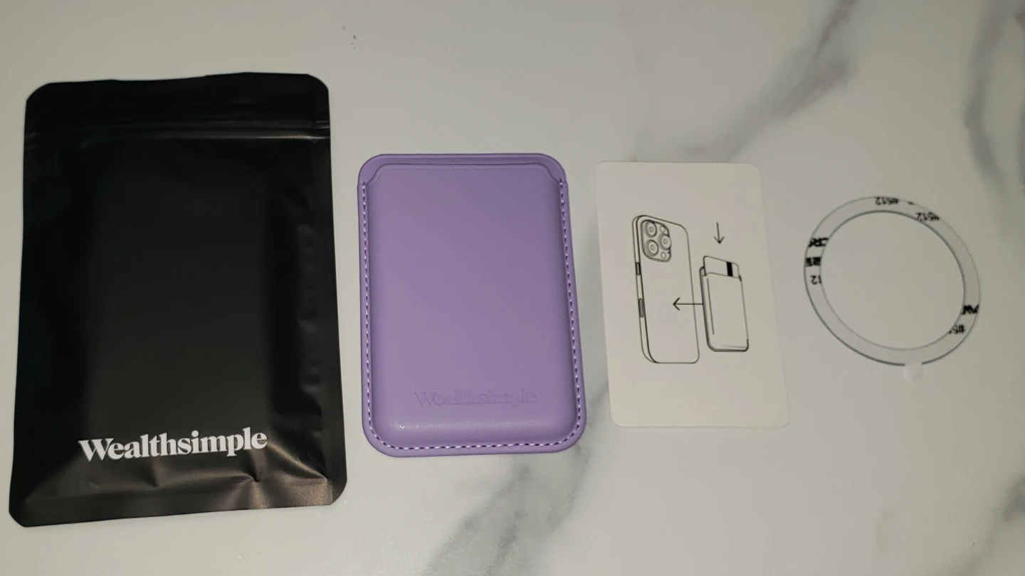 Wealthsimple Lavender Card Holder (New)