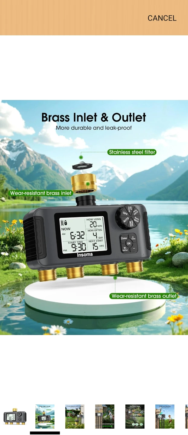 Insoma 4-Zone Automatic Water Timer - photo 2