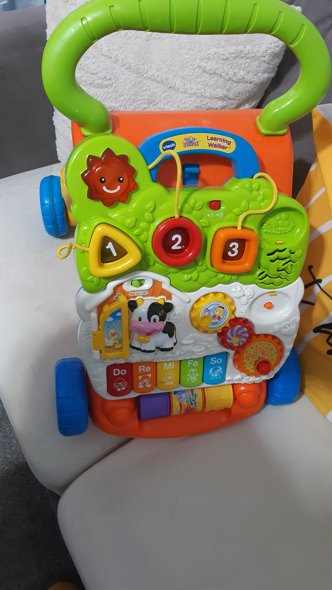 VTech Sit-to-Stand Learning Walker & Ride-On Plane