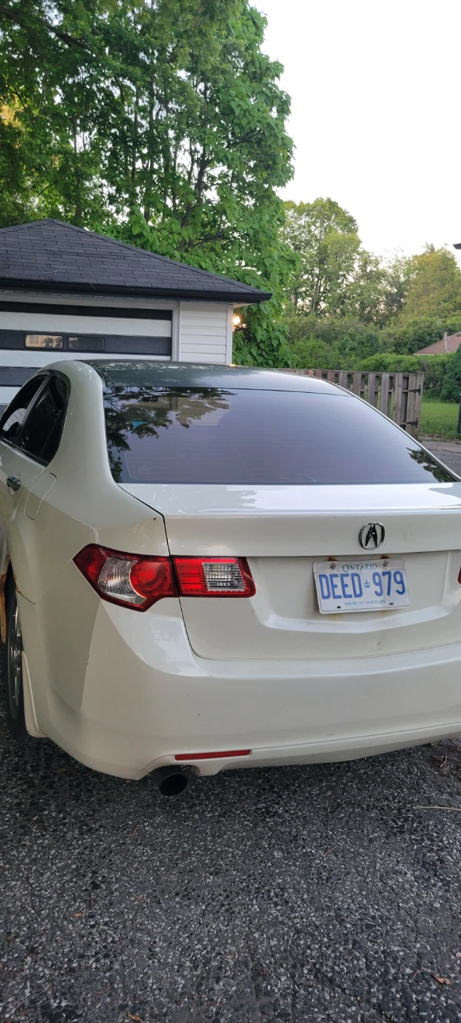 White Acura TSX Sedan
