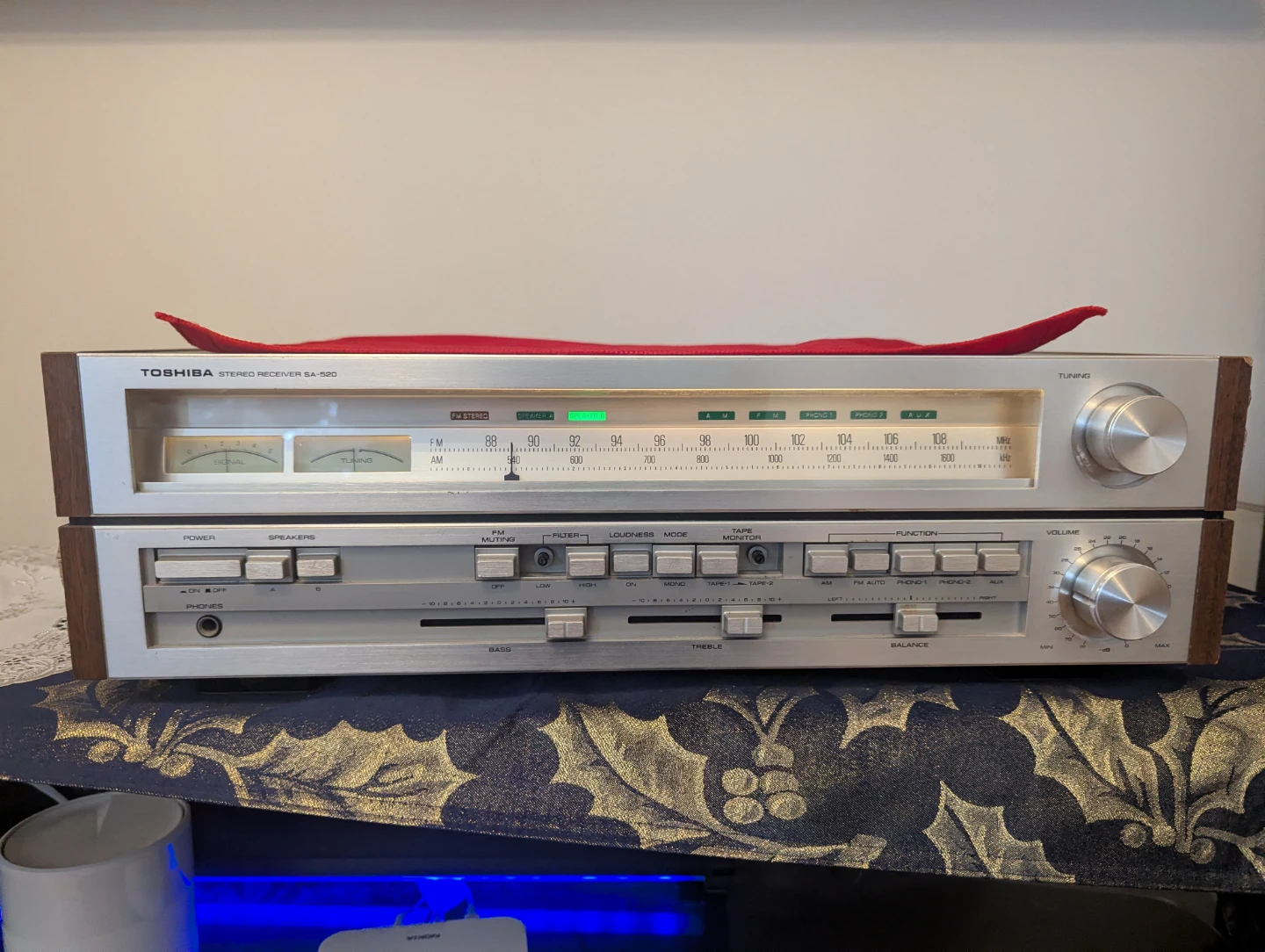 TOSHIBA STEREO RECEIVER SA-520 VERY GOOD WORKING CONDITIONS - photo 4