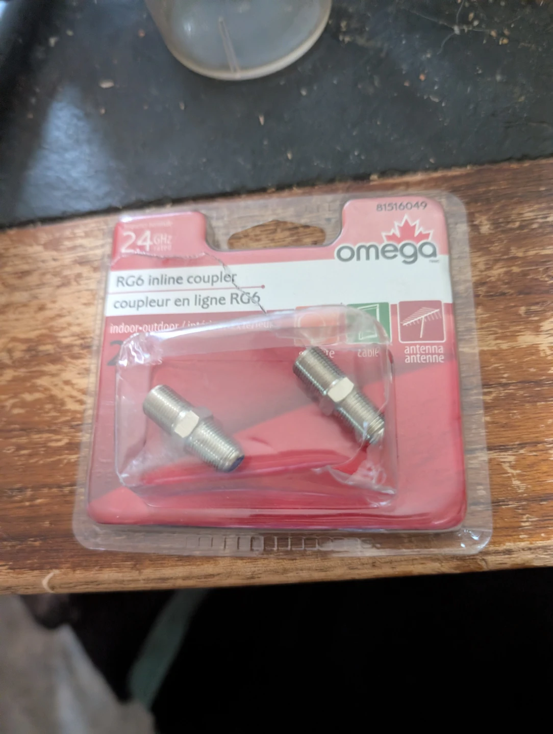 Omega RG6 Inline Coupler (2 Pack)