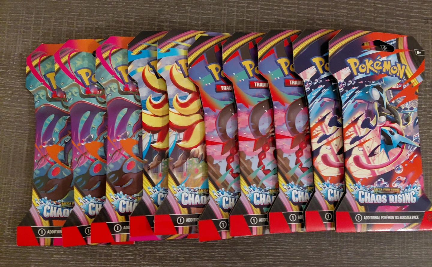 Pokemon TCG Chaos Rising Booster Packs (Set of 10)⚽