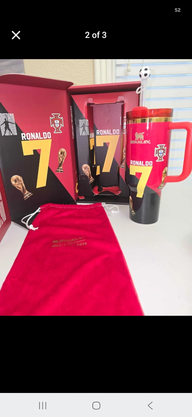 Cristiano Ronaldo 7 Tumbler 40 oz