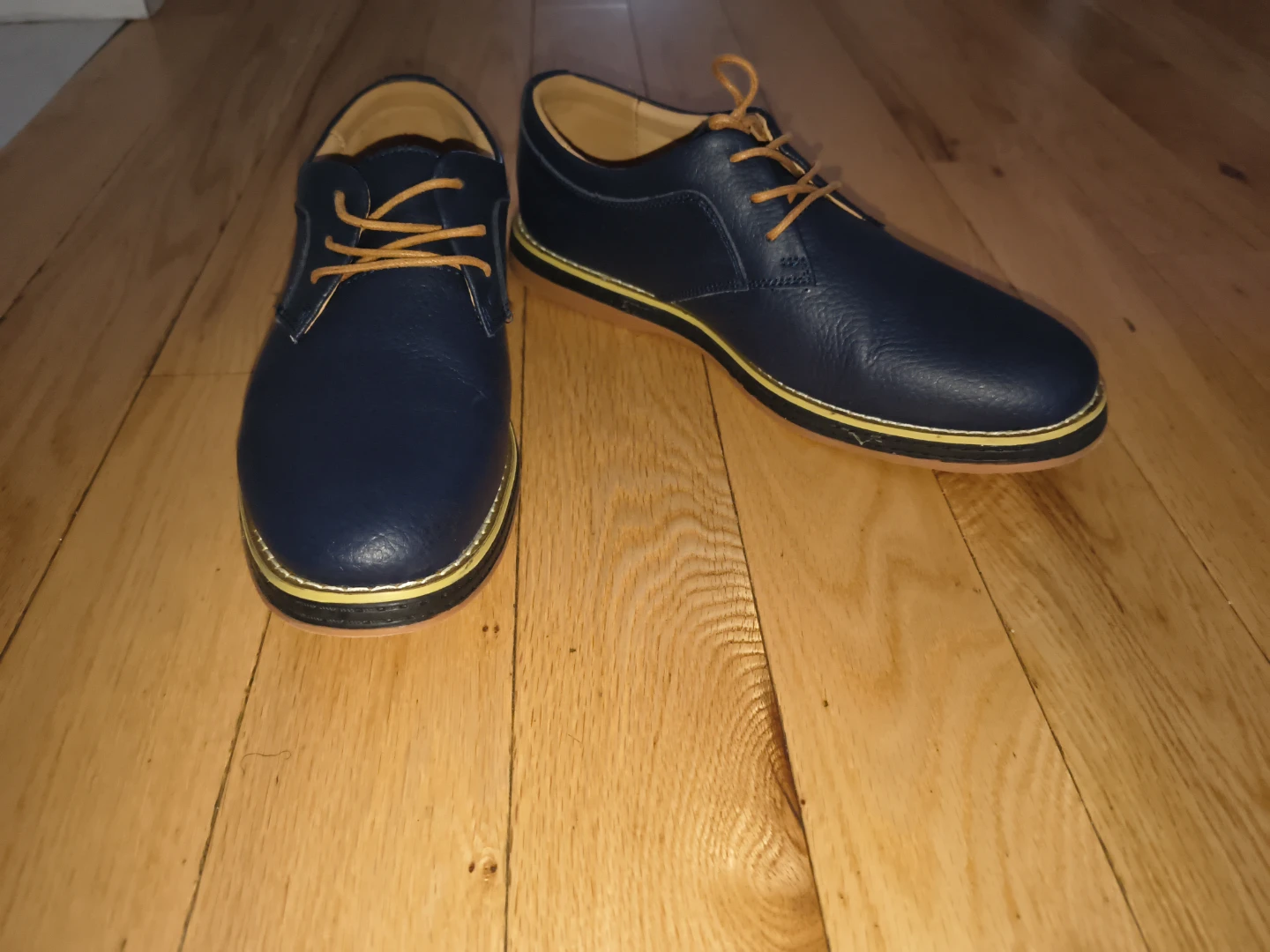 Men's Dark Blue Dress Shoes Size 42 - photo 3