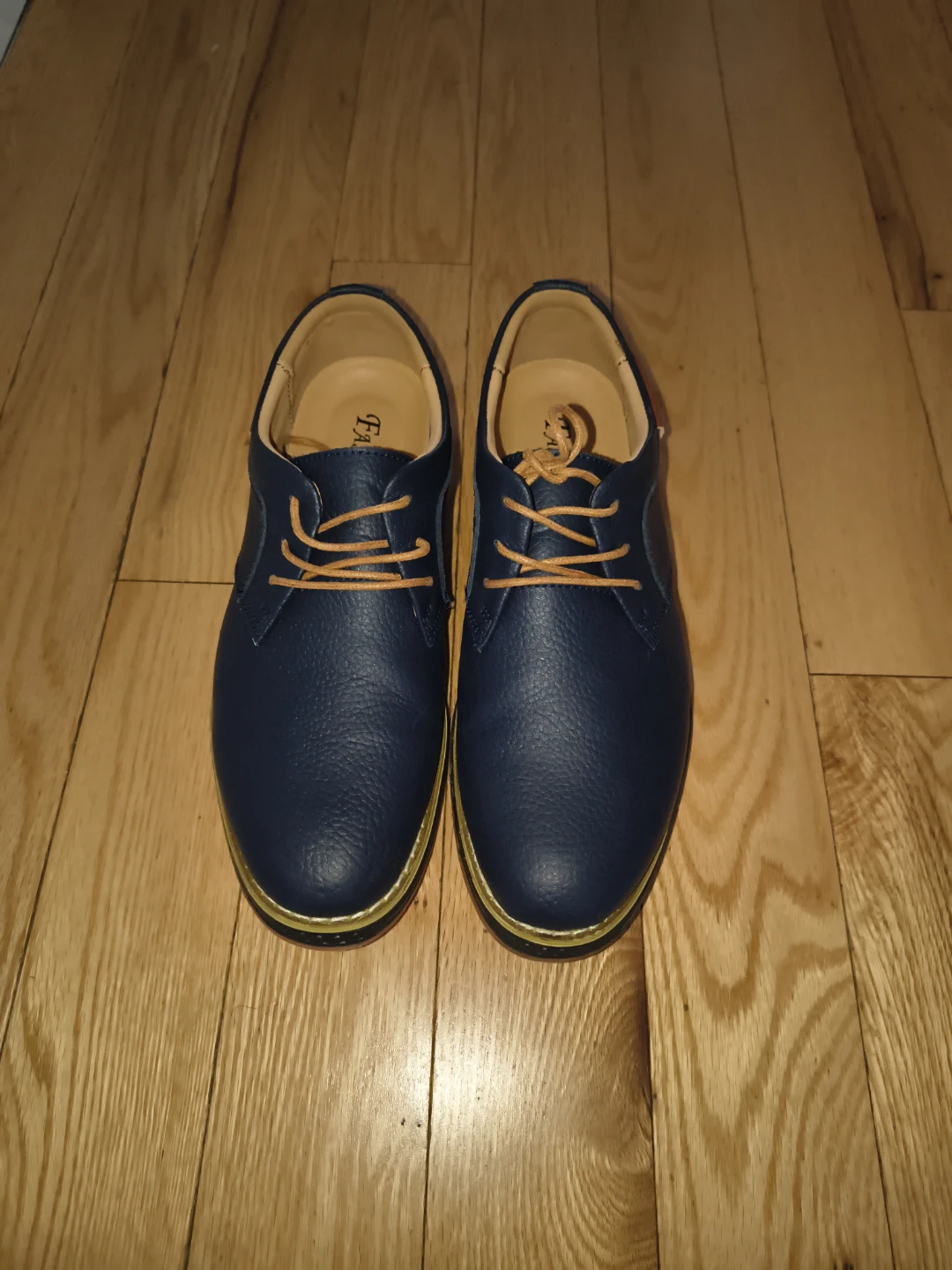 Men's Dark Blue Dress Shoes Size 42 - photo 4