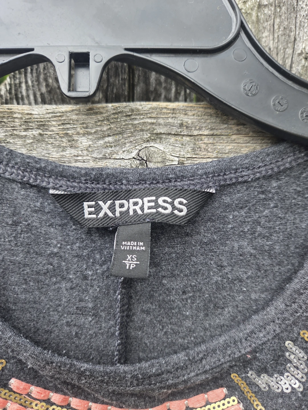 EXPRESS Maxi Dress - Charcoal Gray - XS - photo 3