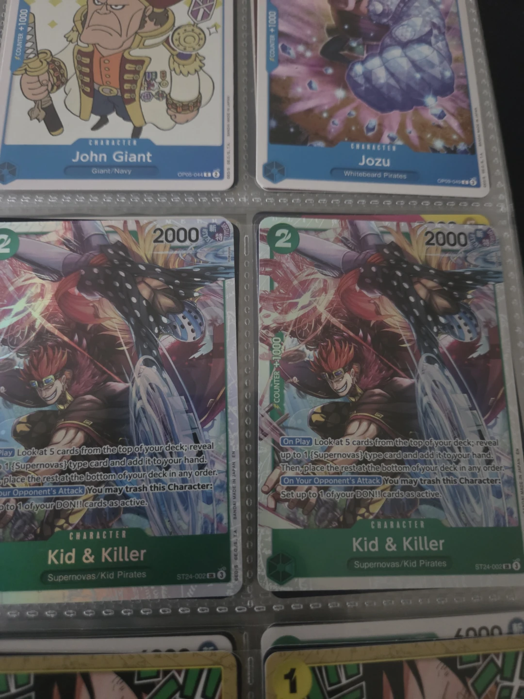 One Piece Card Game Kid & Killer