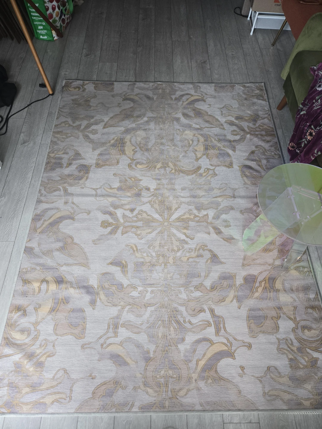 Floral Pattern Area Rug - photo 2