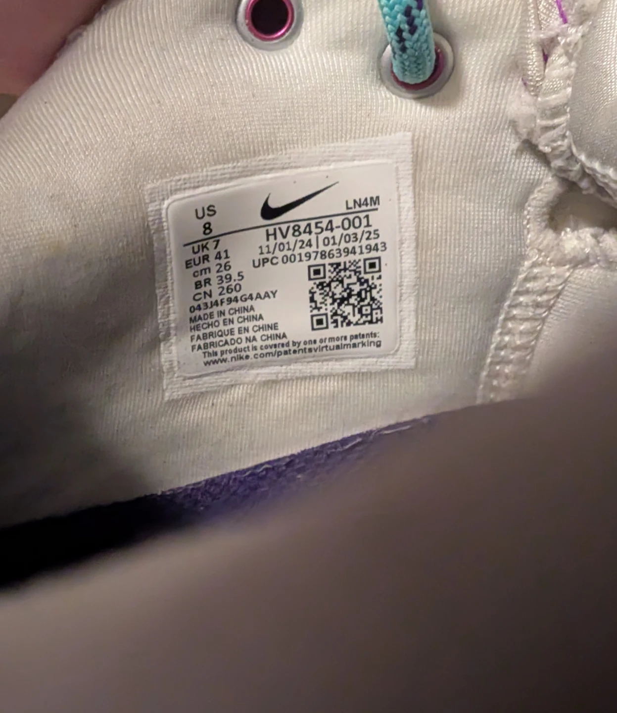 LeBron 22 Frozen 🍇 Grapes NIKE unisex shoes - photo 3