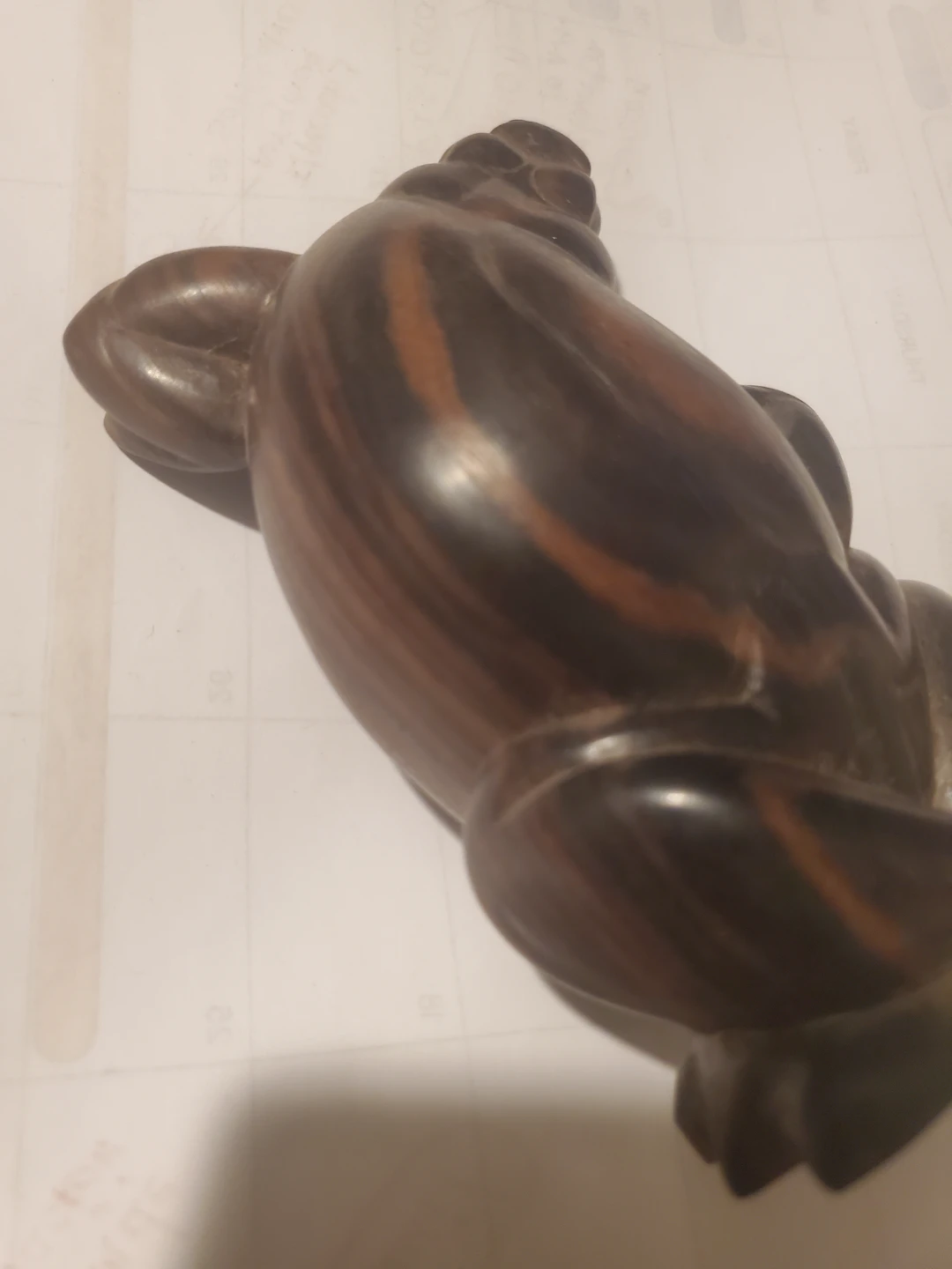 Wooden Frog Figurine - photo 5