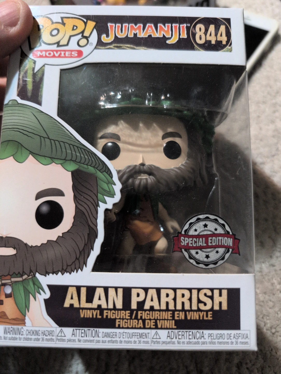 Funko Pop! Jumanji Alan Parrish #844 Vinyl Figure