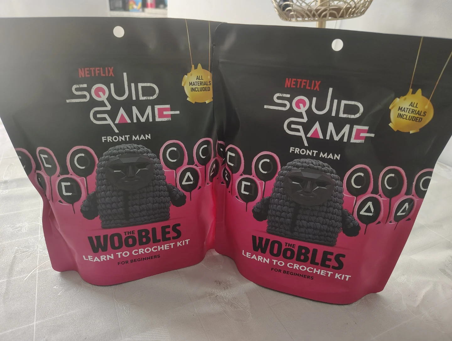 The Woobles Squid Game Front Man Learn to Crochet Kit