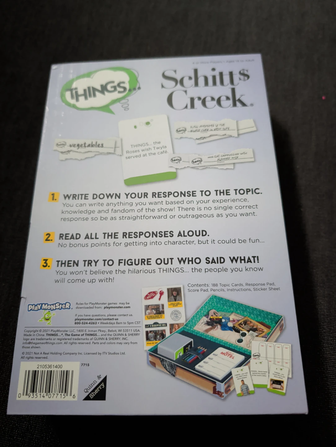 Schitt's Creek Edition "Things" Board Game - photo 3