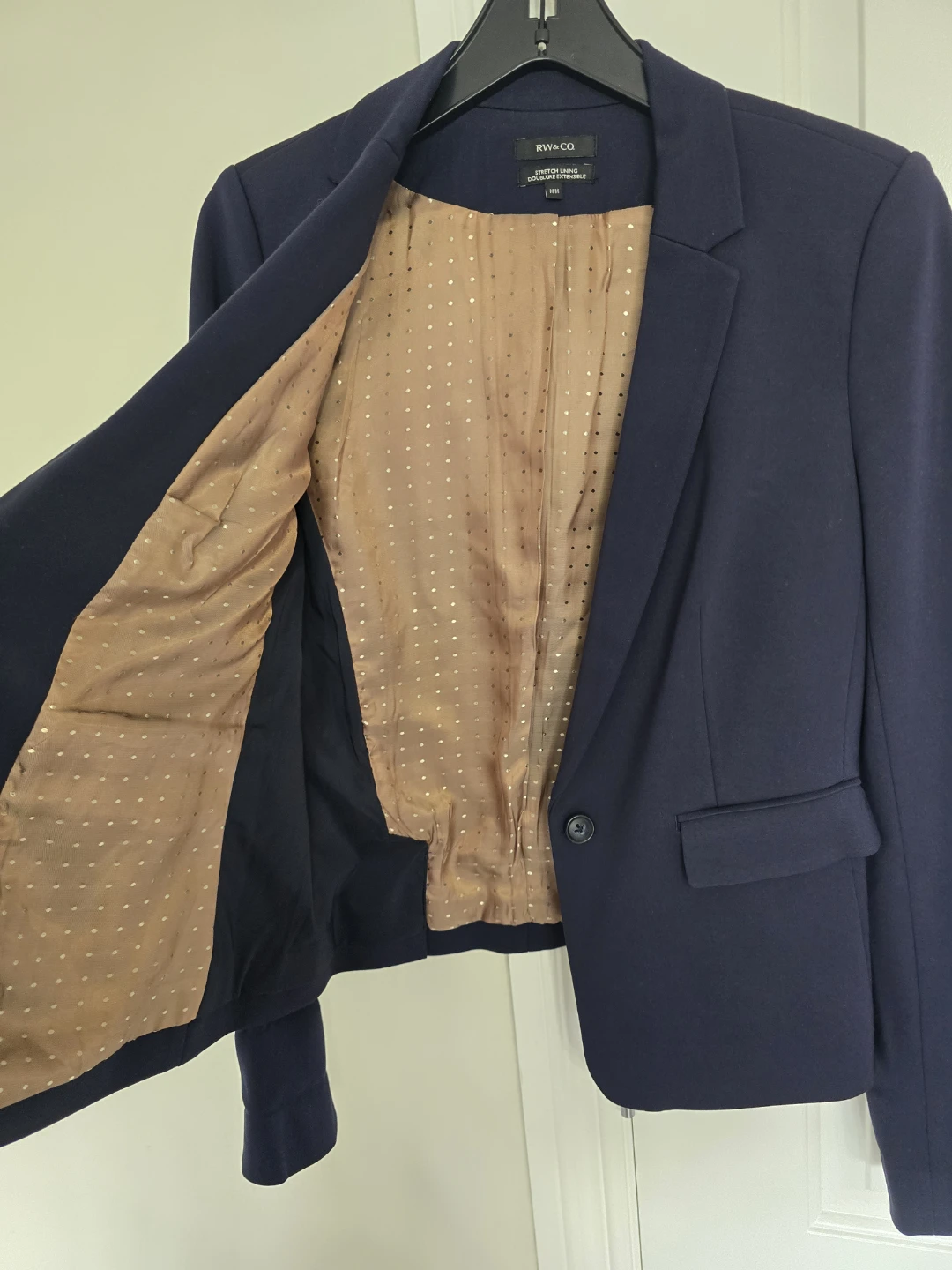 RW&CO. Navy Blue Blazer - Size M - photo 2