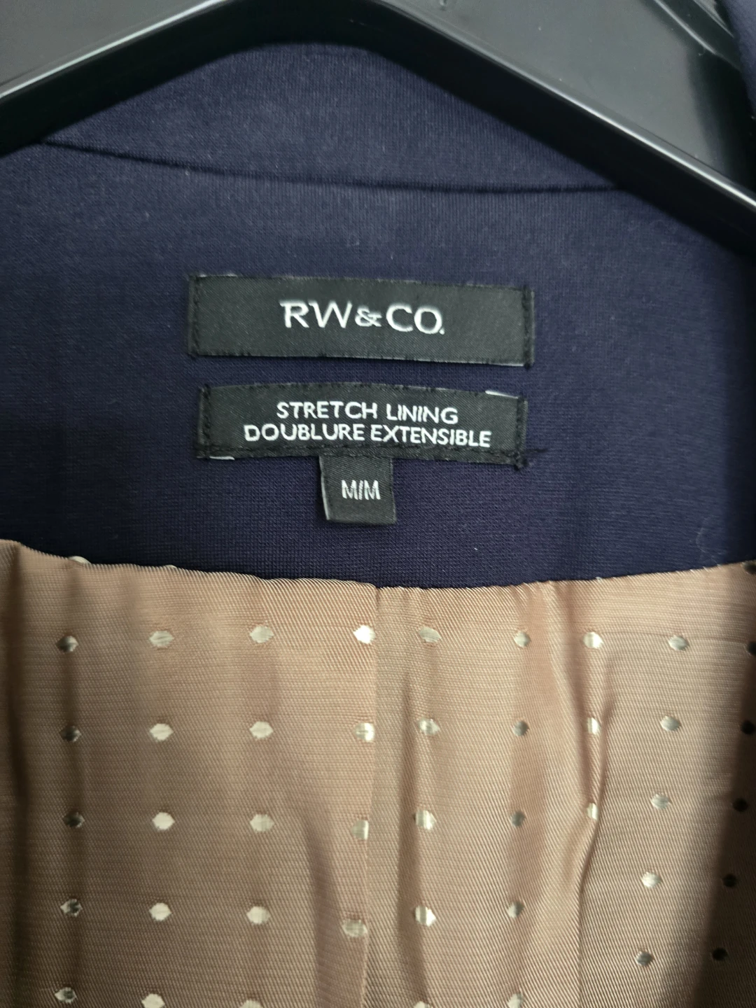 RW&CO. Navy Blue Blazer - Size M - photo 3