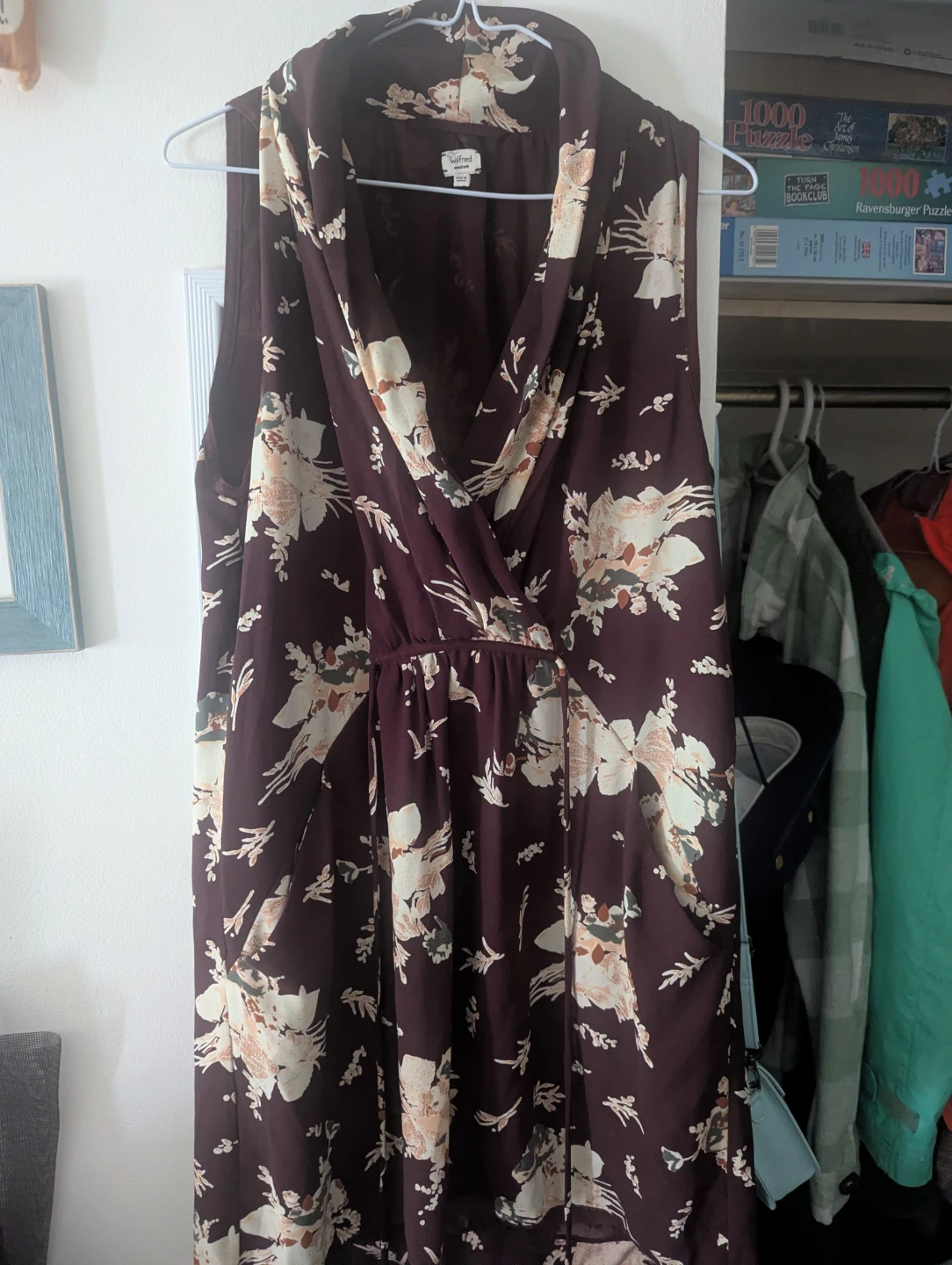 Wilfred Floral Wrap Dress Medium