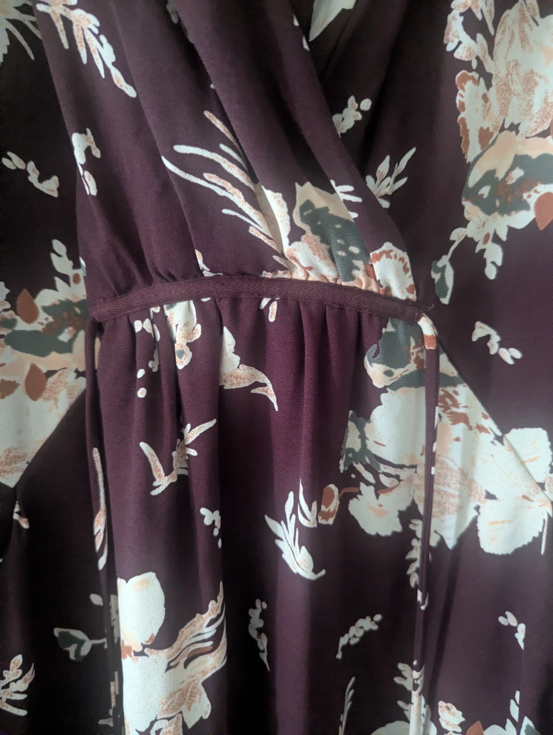 Wilfred Floral Wrap Dress Medium - photo 2