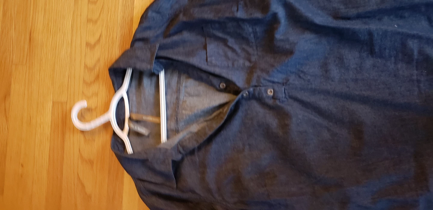 Blue Denim Shirt ladies size L to xl