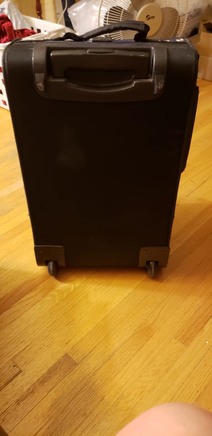 Black and Blue Rolling Suitcase - photo 3