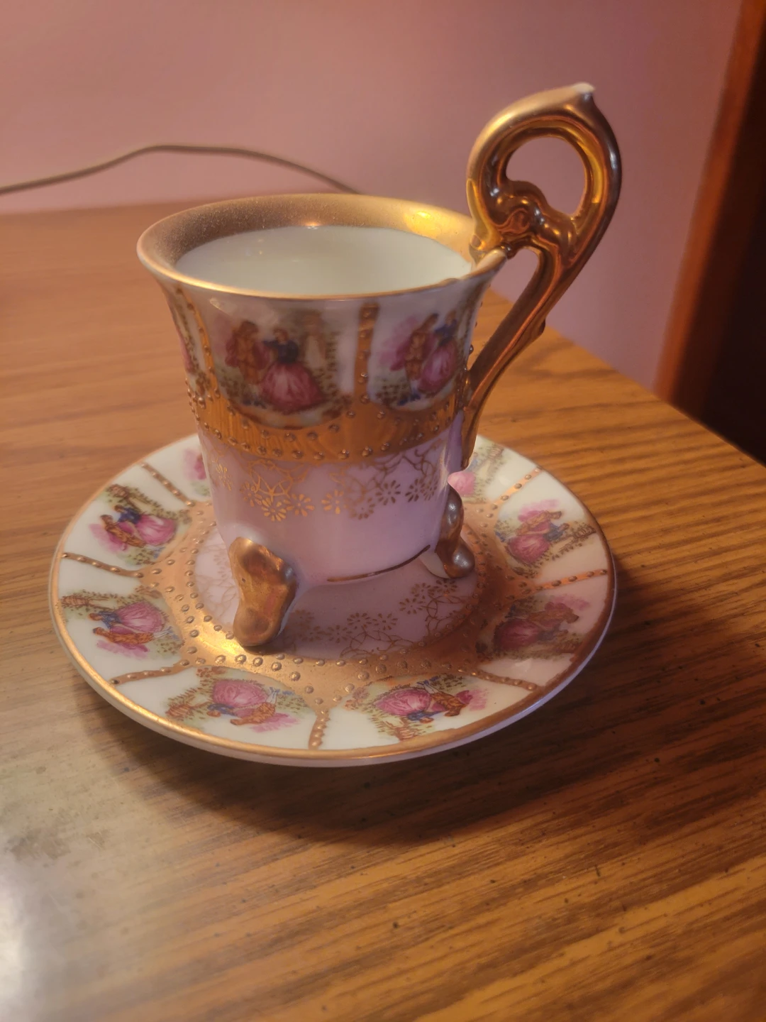 Vintage Decorative Cup and Saucer Set