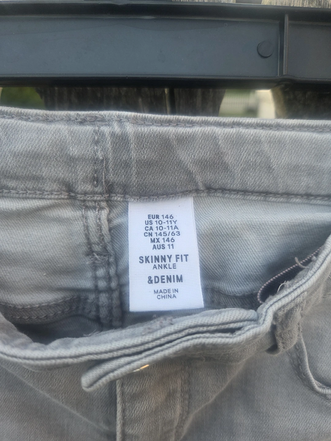 H&m girls Grey Skinny Fit Ankle Jeans - photo 3