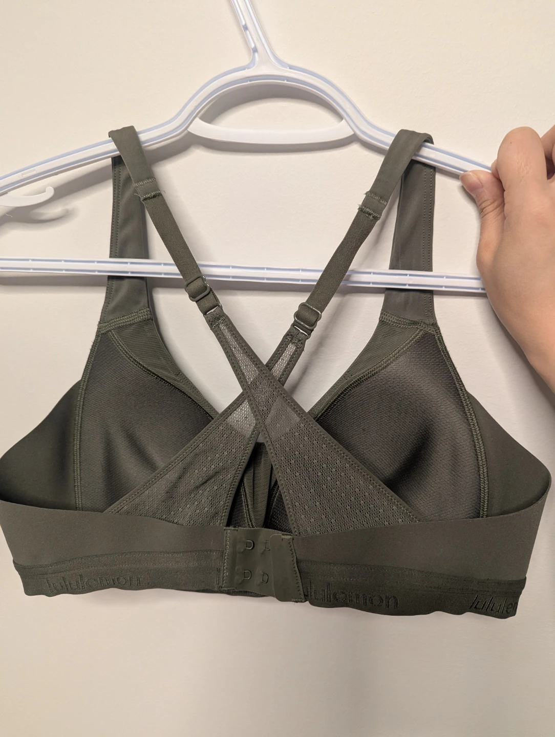 Lululemon Up For It Bra - Olive Green - Size 36A - photo 4