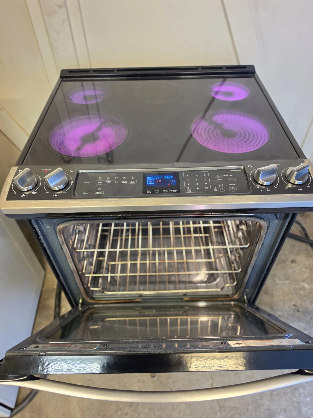 Whirlpool-Steel Electric Range 30" - Delivery Available