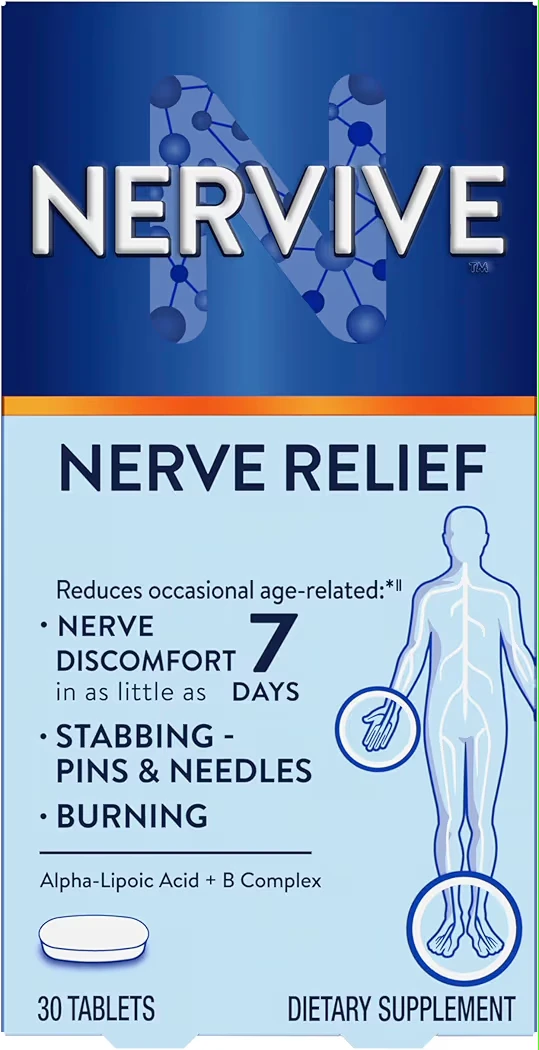 Nervive Nerve Relief Dietary Supplement 30 Tablets