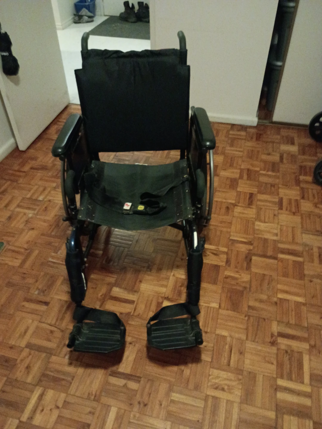 Black Manual Wheelchair
