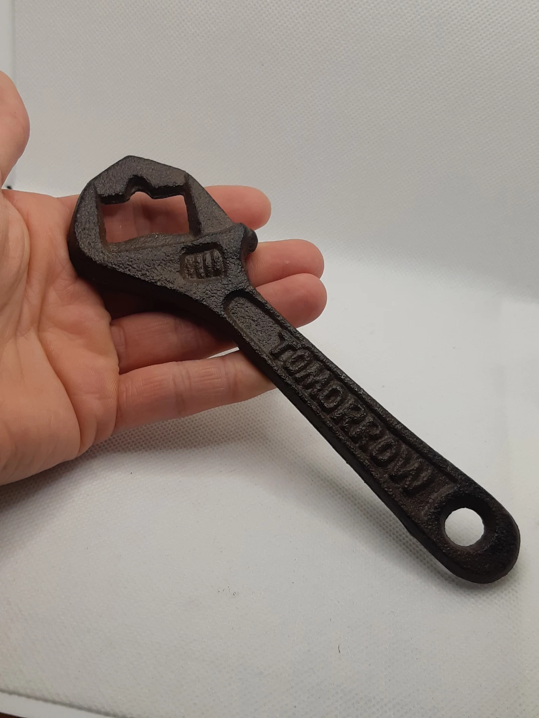 Vintage Wrench inspired Cast Iron Bottle Opener - photo 2