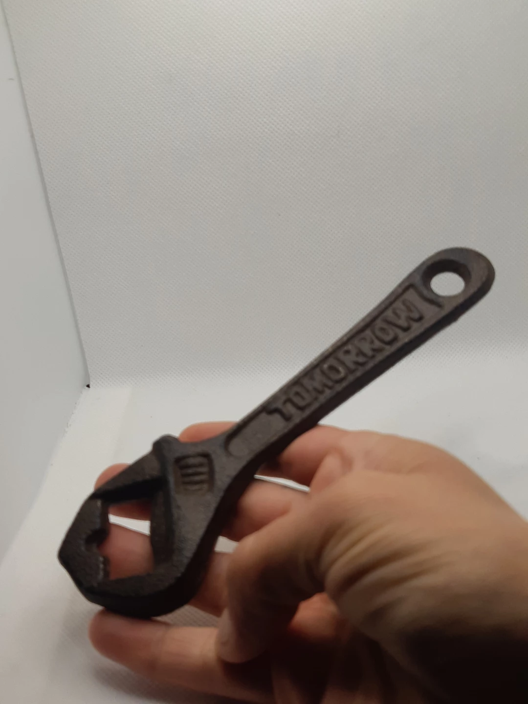Vintage Wrench inspired Cast Iron Bottle Opener - photo 3