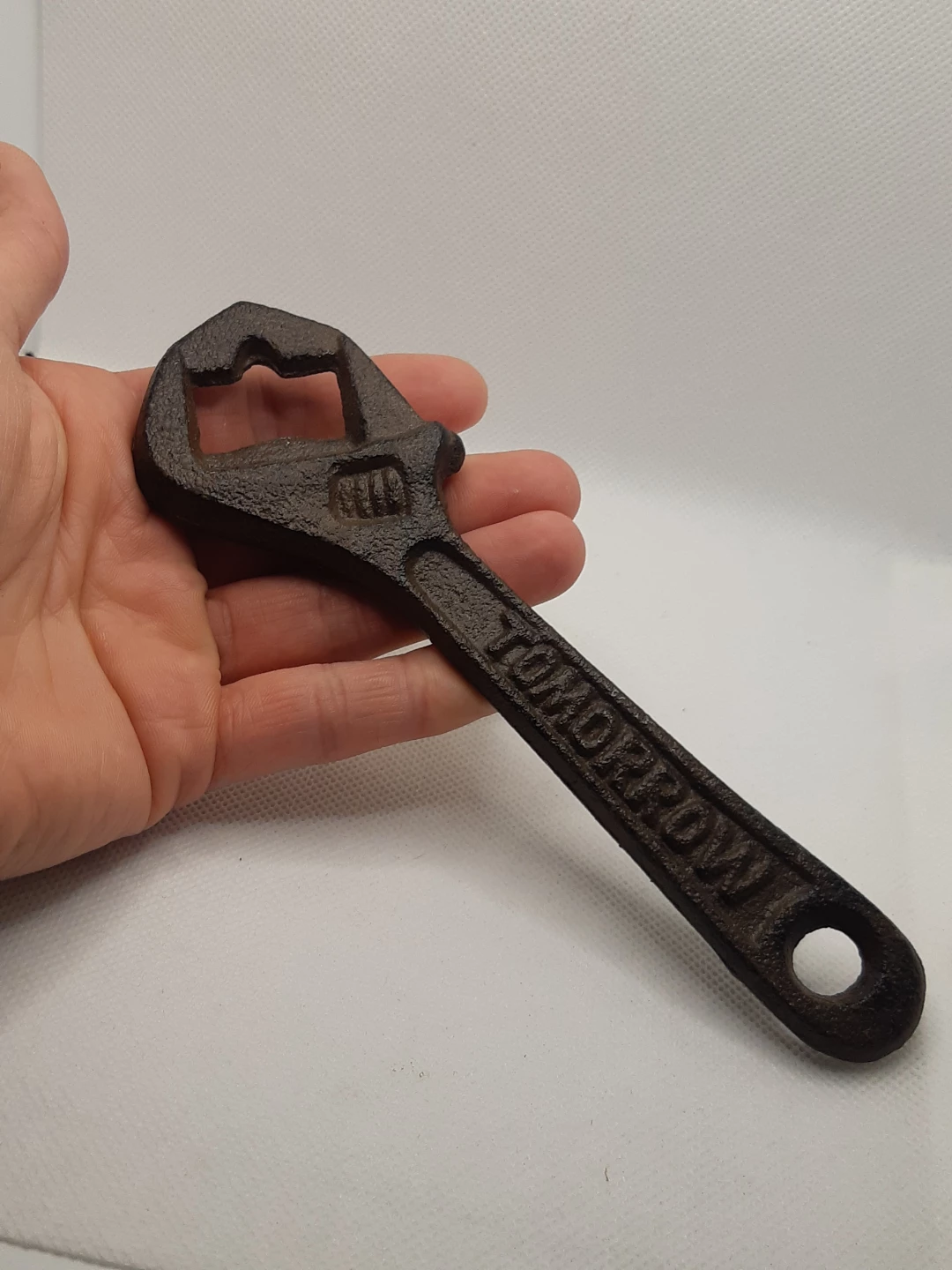 Vintage Wrench inspired Cast Iron Bottle Opener - photo 5